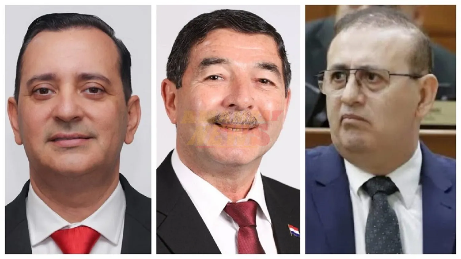 Tres senadores abandonan la bancada de Honor Colorado en el Senado