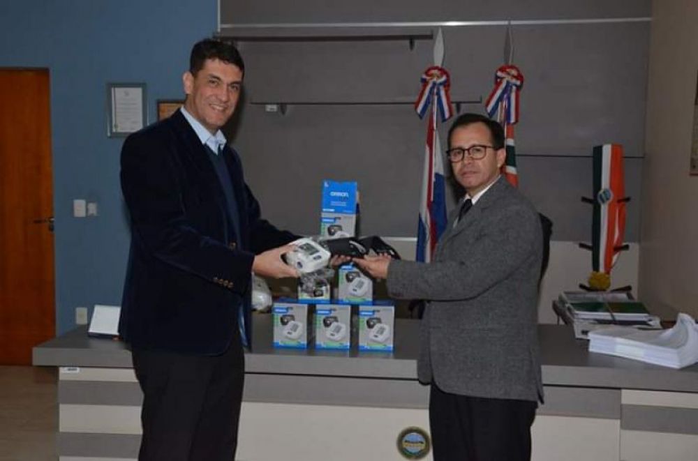 Importante donación para el Puesto de salud de barrio Obrero