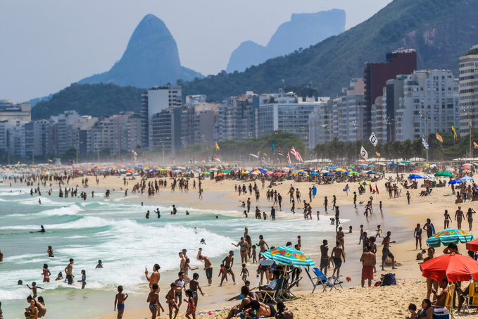 Ola de calor en la región: la térmica en Río de Janeiro superó los 60 grados