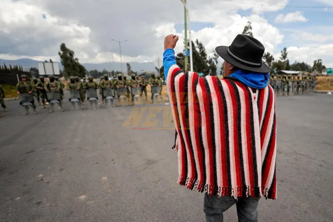 Doce militares heridos y 17 retenidos en protesta en que murió un manifestante en Ecuador