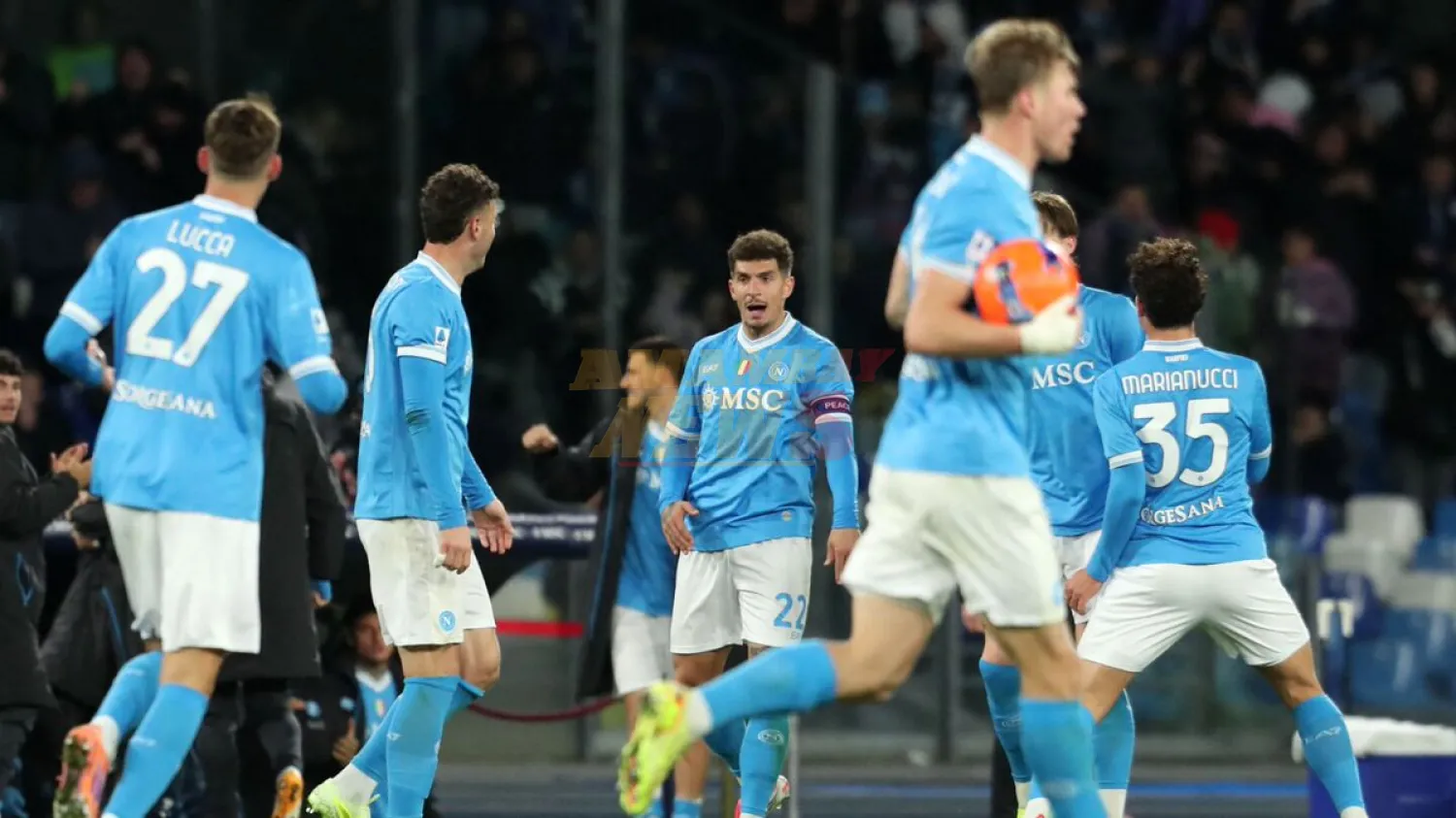 Napoli, reacción sin premio gordo