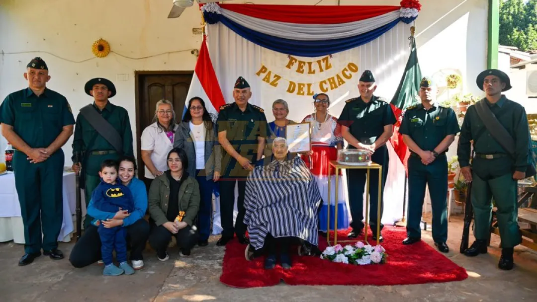 Ejército Paraguayo rinde homenaje a héroes vivientes de la Guerra del Chaco