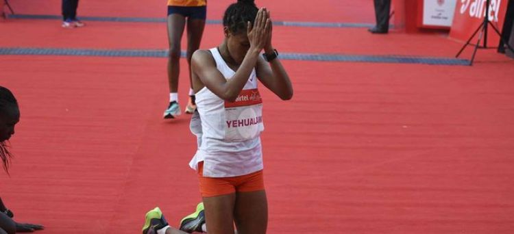 Nuevo récord del mundo en medio maratón para la etíope Yalemzerf Yehualaw