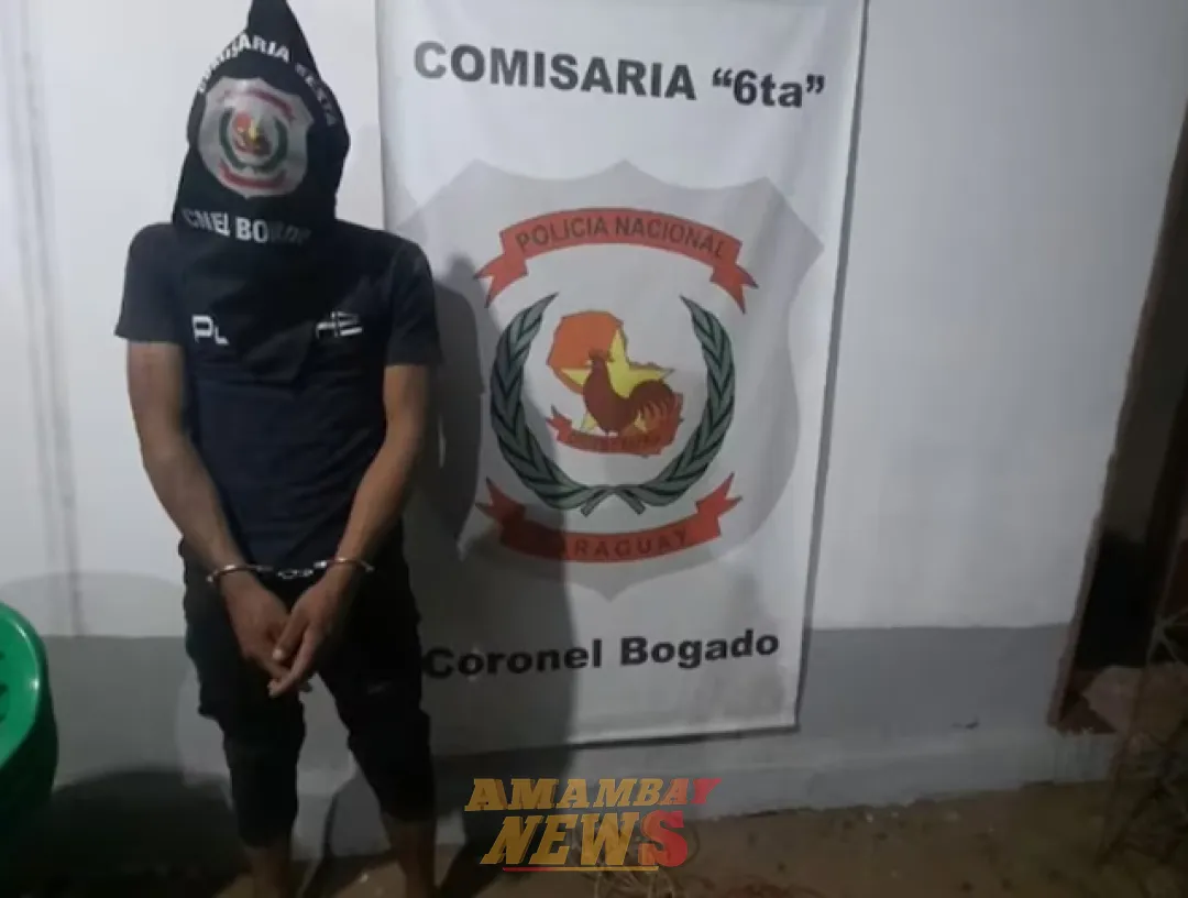 Detienen a joven por presunto robo de cables en Coronel Bogado