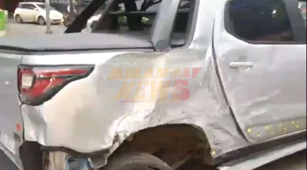 Hombre choca en camioneta ajena y huye desnudo por Asunción