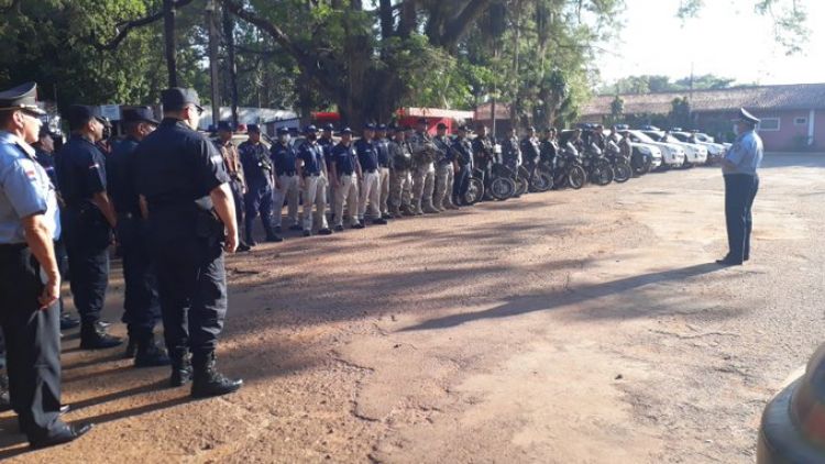 Policías salen a la caza de delincuentes en Alto Paraná