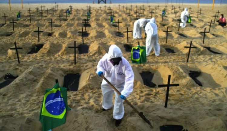 Brasil registra más de 40.000 casos nuevos de coronavirus