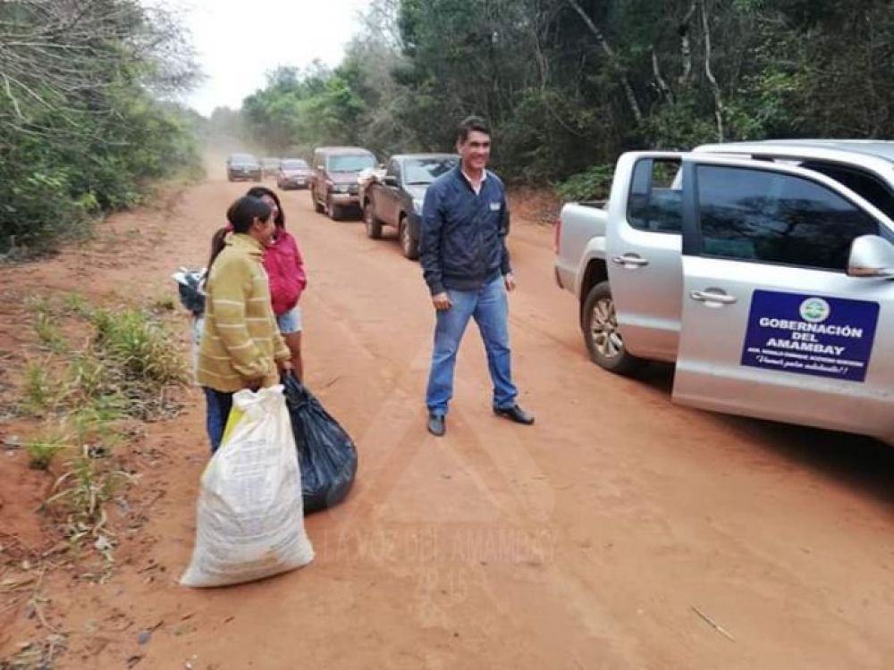 Sigue la ayuda humanitaria encabezada por el Gobernador de Amambay