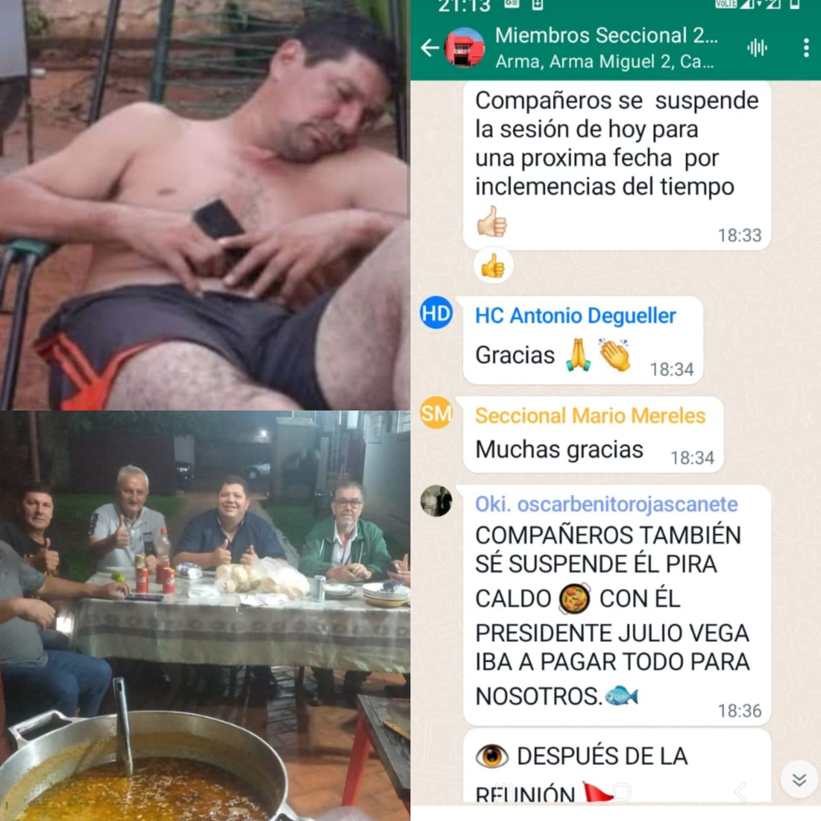 Julio Vega, sigue sin apoyo de "cartistas" y no consigue cuorum para reunión de seccionaleros