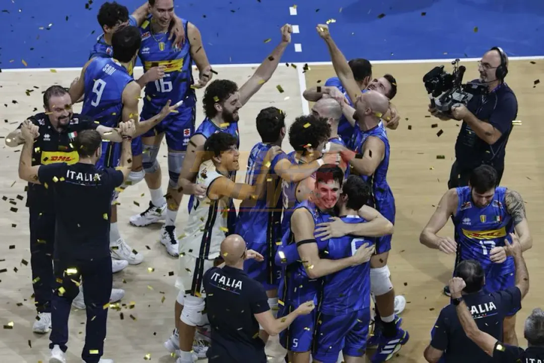 Italia, en la cima del voleibol mundial