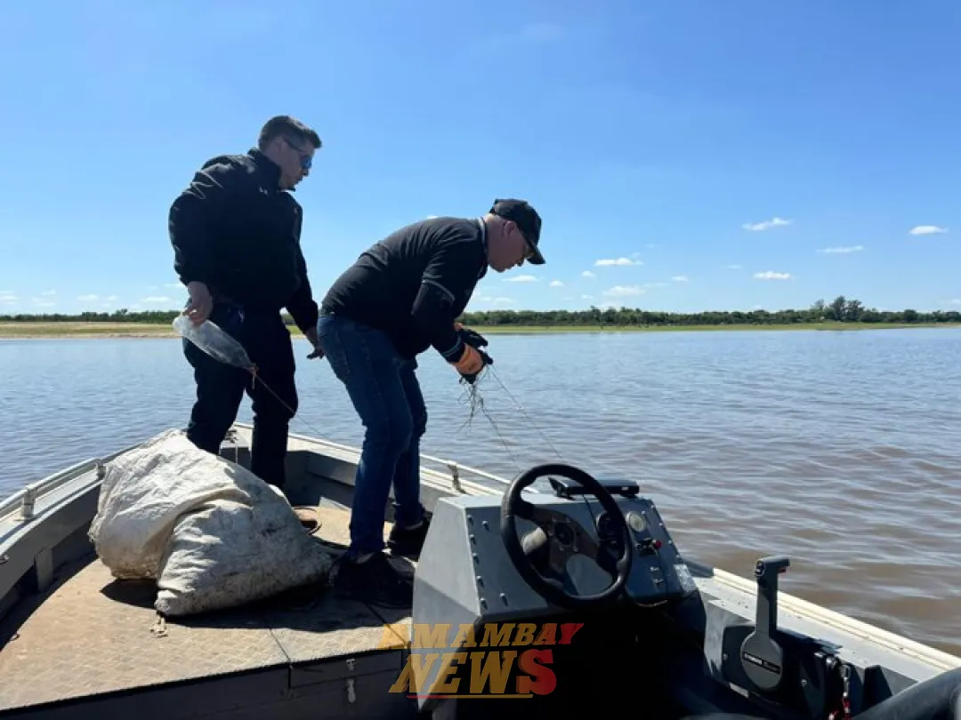 Incautan equipos de pesca y pescados sin medidas reglamentarias en Ñeembucú