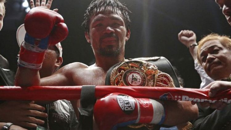 Boxeador Manny Pacquiao rumbo a la presidencia de Filipinas
