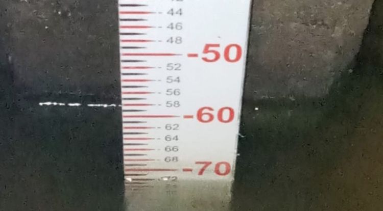 Río Paraguay mantiene tendencia de bajante extrema