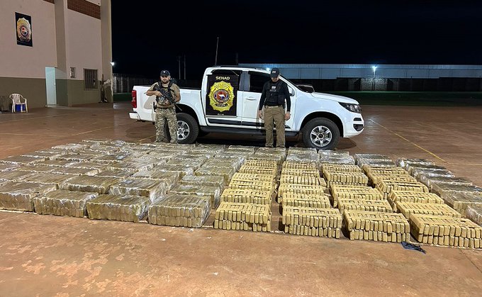 Incautan más de 4 toneladas de marihuana en frontera entre Paraguay y Brasil