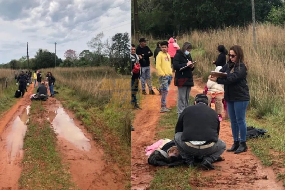 Hallan un cadáver en la vía pública en Caazapá