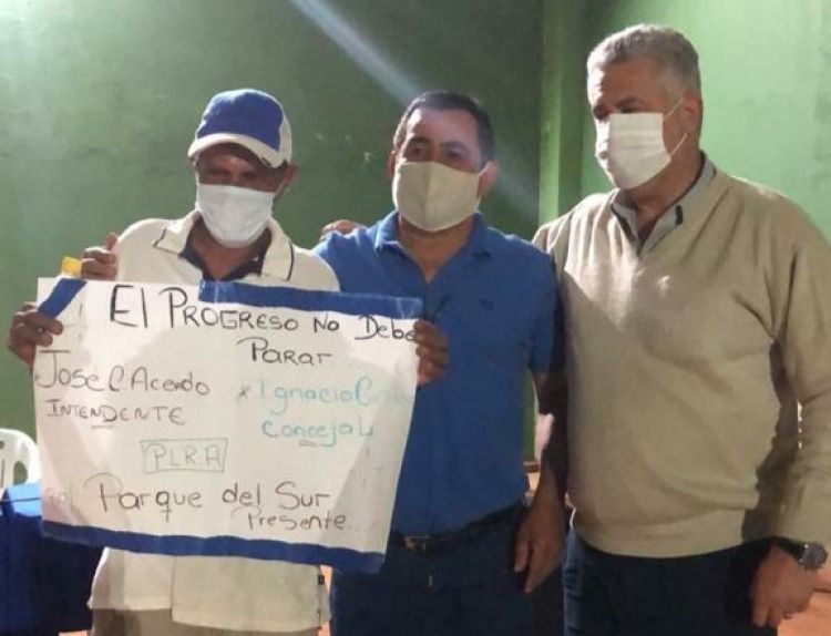 Lista 9: Ignacio Cantero se reunió con afiliados del PLRA de Pedro Juan Caballero