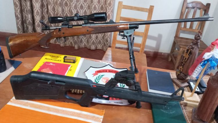Involucrados en el caso de armas incautadas en Limpio deberán presentarse hoy ante la Fiscalía