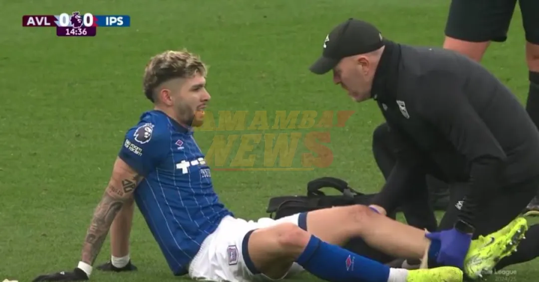 ¡Que no sea grave! Julio Enciso sale lesionado a los 15 minutos en Aston Villa vs. Ipswich