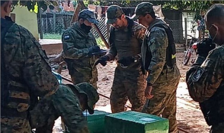 Capitán Bado: buscando sicarios encontraron carga de marihuana
