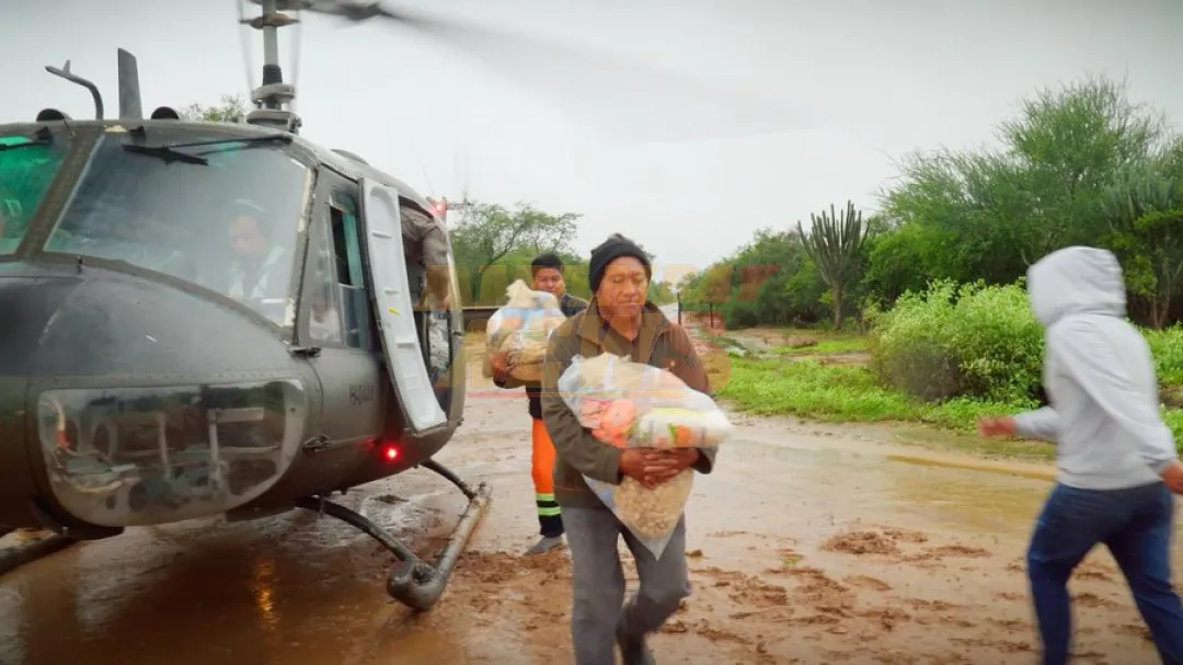 Asisten con alimentos y medicamentos a poblaciones aisladas del Chaco mediante puente aéreo