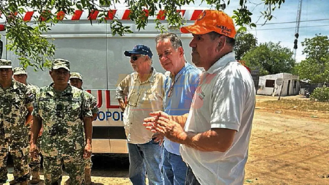 Reapareció Penner en zona afectada por falta de agua