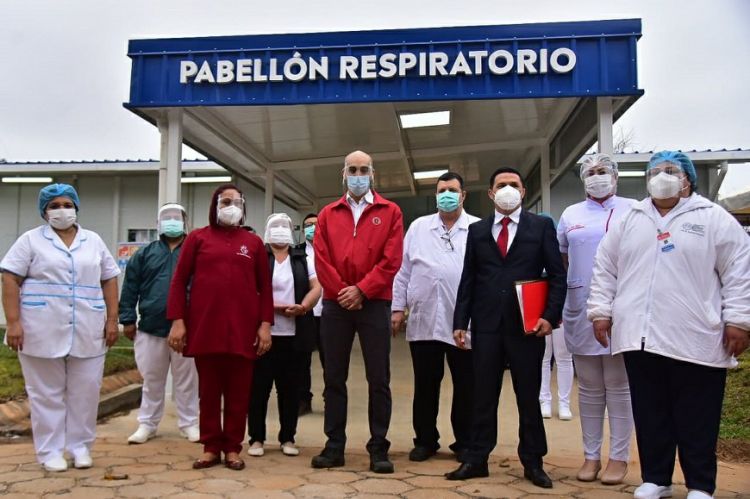 Inauguran pabellón respiratorio en Belén