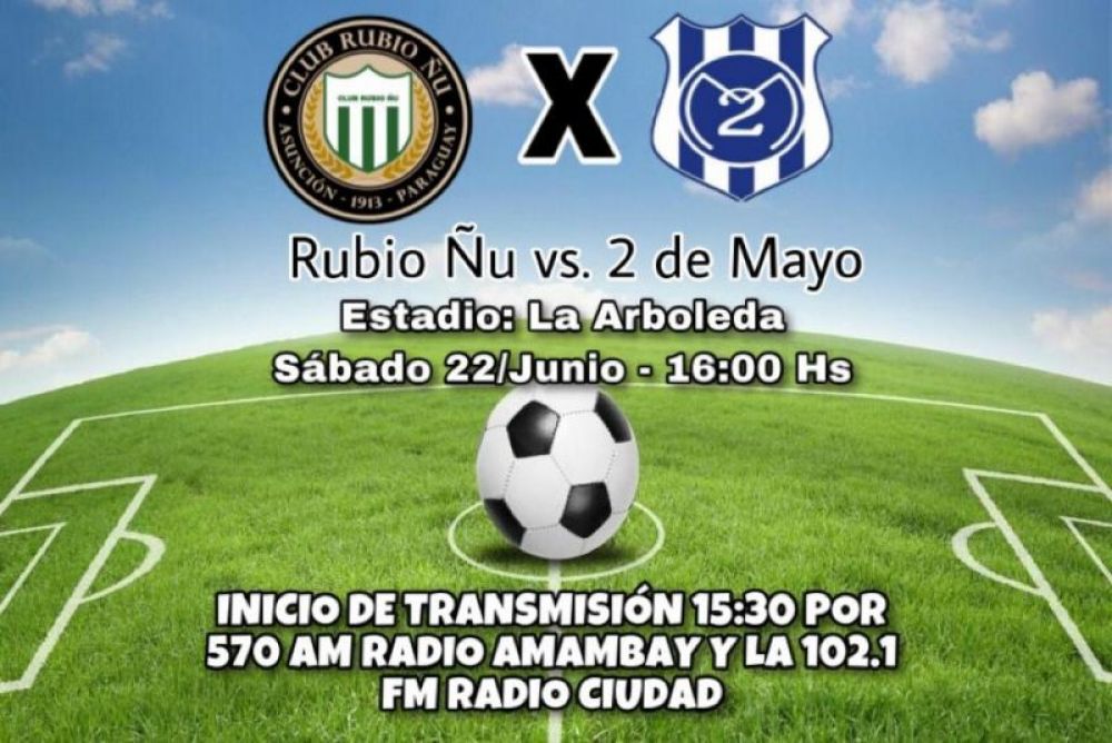 2 de Mayo enfrenta al Rubio Ñu por la intermedia 2019