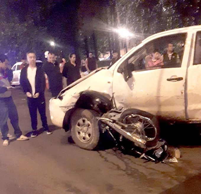 Motociclista muere durante quíntuple choque en km 5,5 de la Ruta PY02