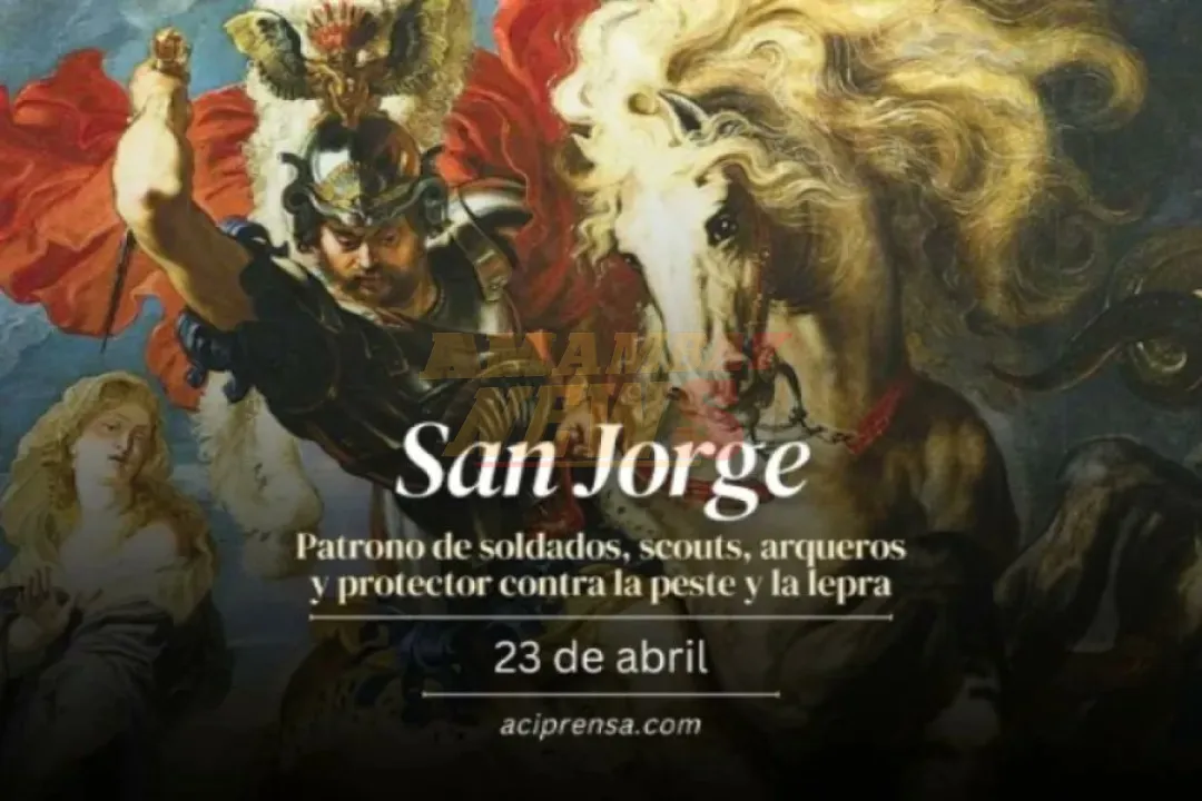 Hoy 23 celebramos a San Jorge, protector del Papado e intercesor en la lucha contra el mal