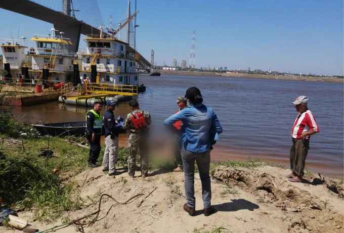 hallazgo de cadáver en aguas del Río Paraguay
