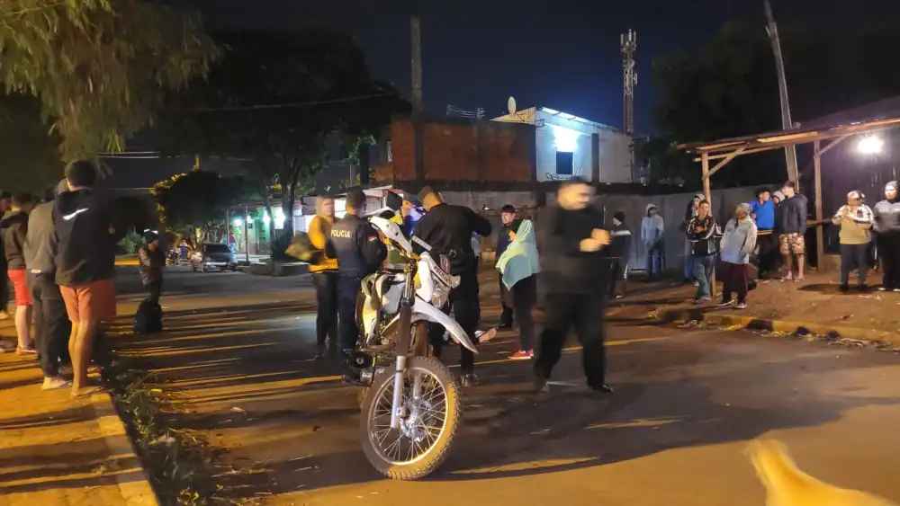 Peatón fallece tras ser atropellado por una motocicleta en Ciudad del Este