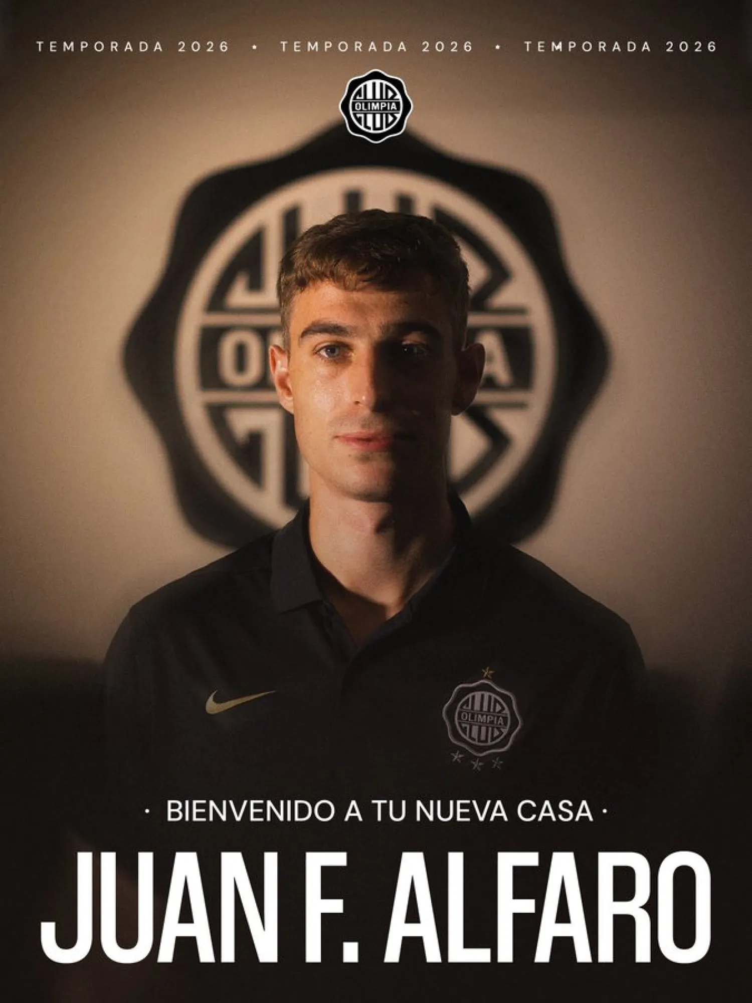 Juan Fernando Alfaro es nuevo jugador de Olimpia