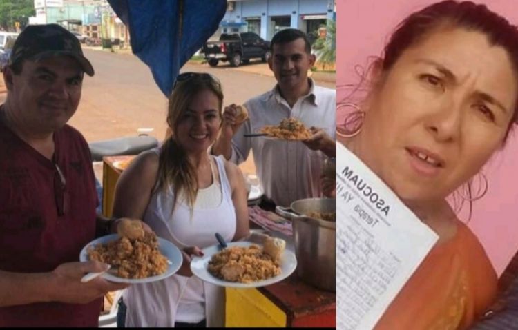 Escrachan a Felicita Maldonado de la Asocuam, por incitar a desperdiciar kits de alimentos