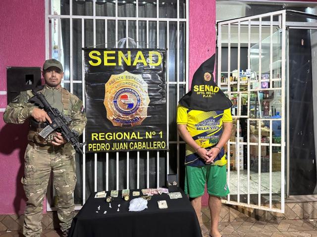Detienen a abogado por venta de cocaína en Pedro Juan Caballero