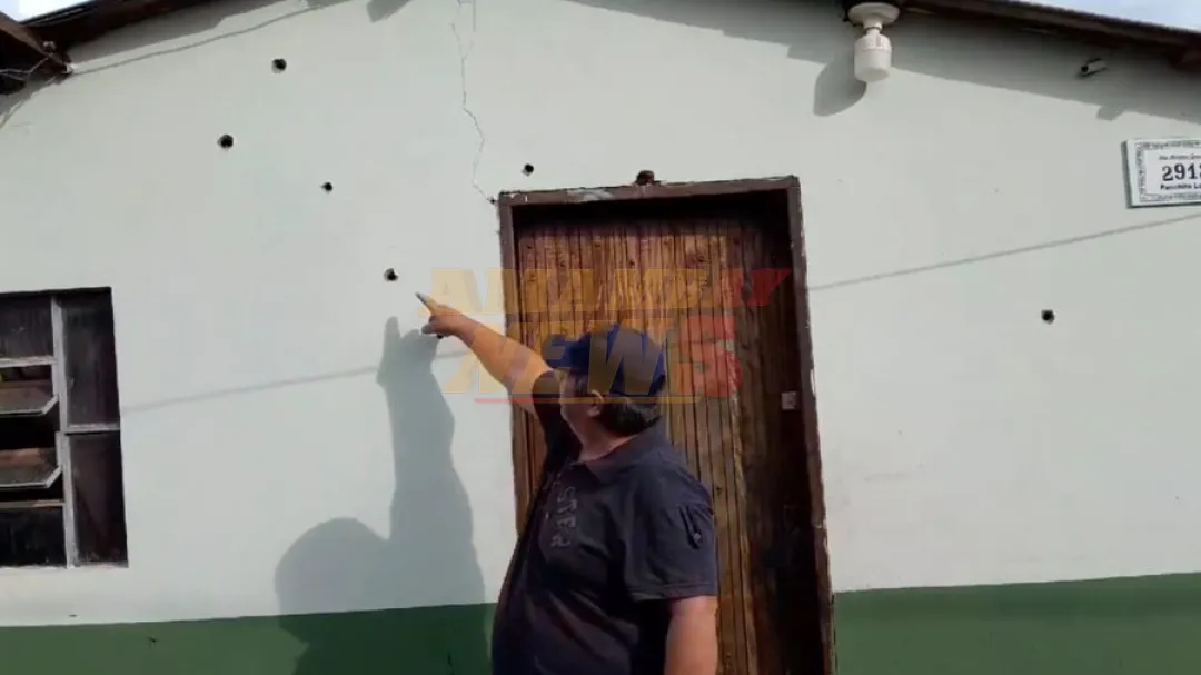Desconocidos atacan a tiros la casa de un albañil en Pedro Juan Caballero