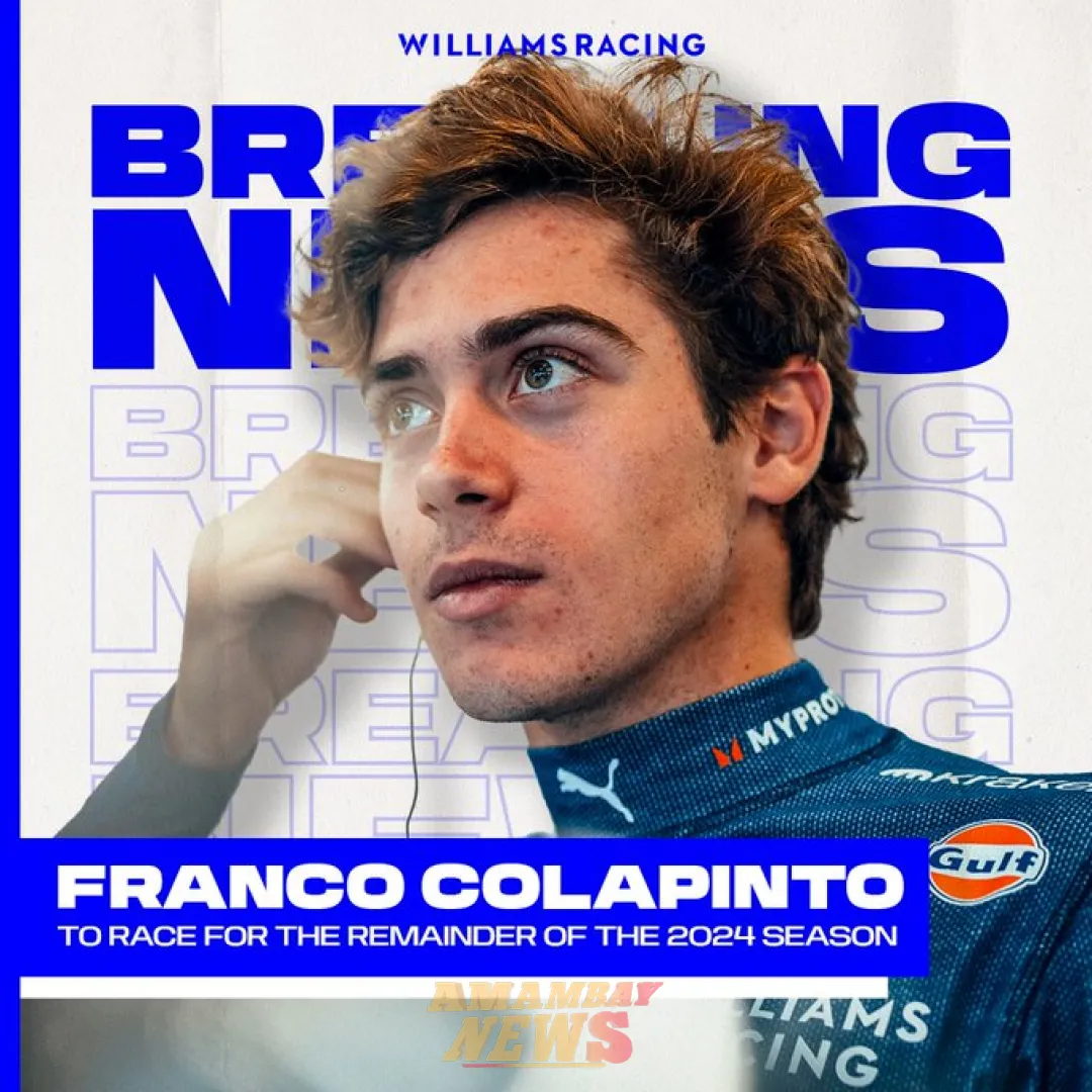 ¡Un argentino en la F1! Franco Colapinto correrá en Williams hasta finales de 2024