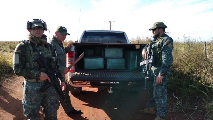 Operativo Nido de dragones: Droga incautada iba probablemente al lado brasileño
