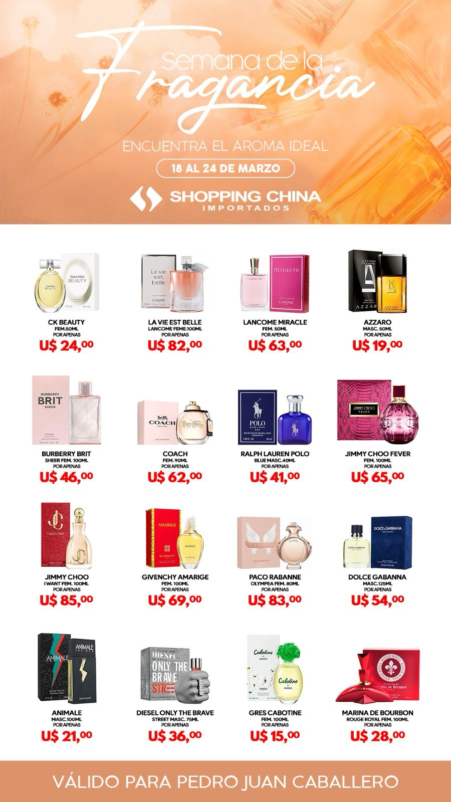 ¡Celebra la Semana de la Fragancia en Shopping China Importados!
