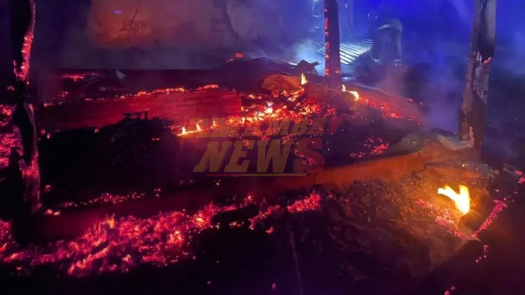 Voraz incendio consume una vivienda en Horqueta