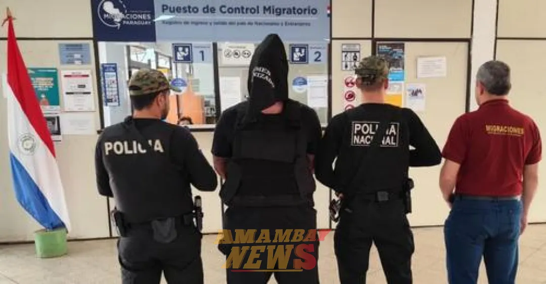 Expulsan a miembro del PCC detenido en  Pedro Juan y que era requerido por justicia brasileña