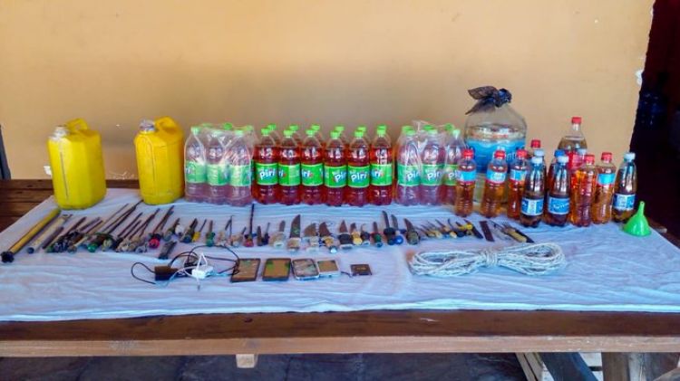 Incautan armas, celulares, bebidas alcohólicas y droga en el penal de Concepción