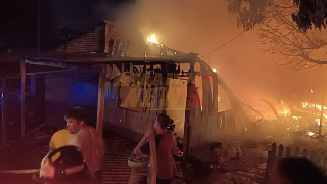 Colilla de cigarrillo provoca incendio y consume una vivienda de madera en Minga Guazú
