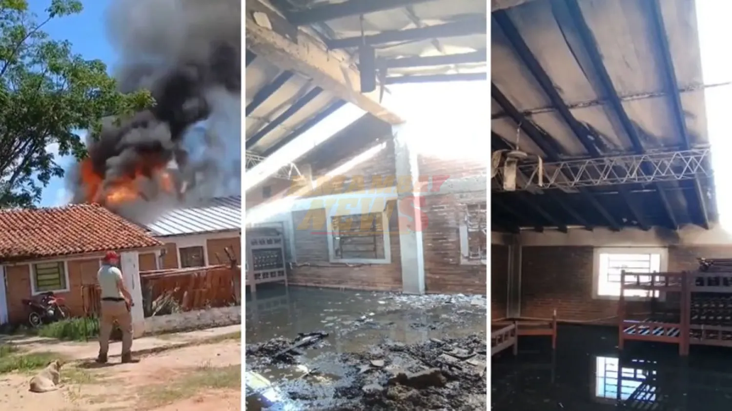 Incendio causa susto en residencia universitaria en Pilar