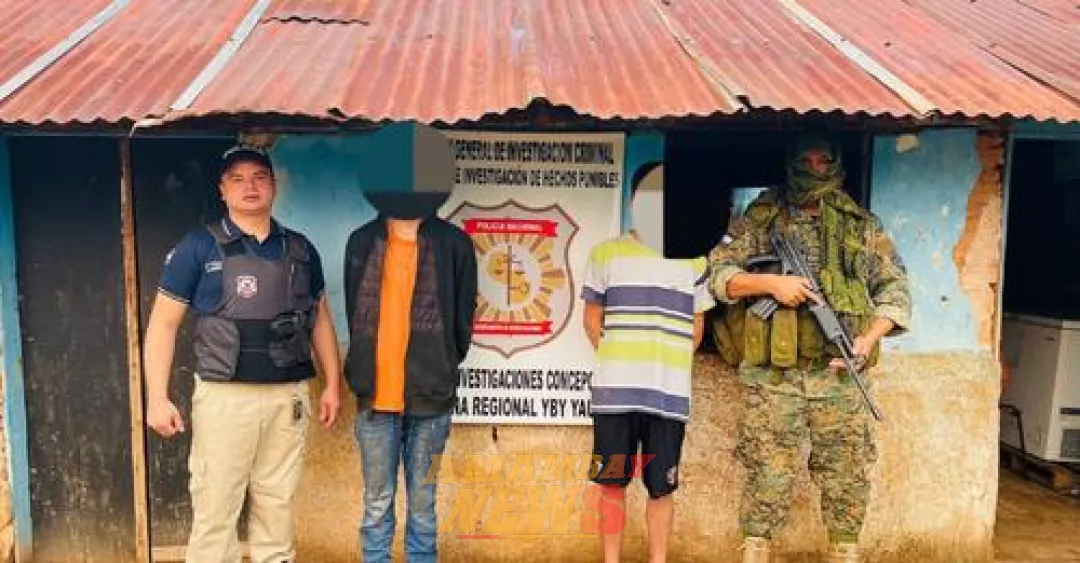 Operativo en Yby Yaú termina con tres supuestos miembros del PCC