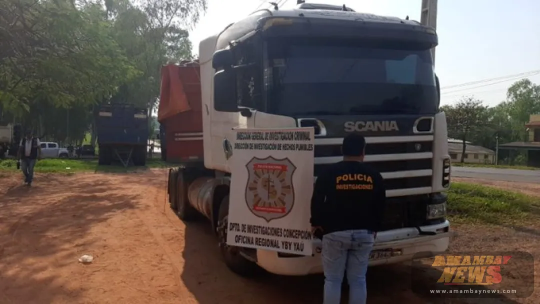 Incautan camión cargado con madera sin documentación en Yby Yaú