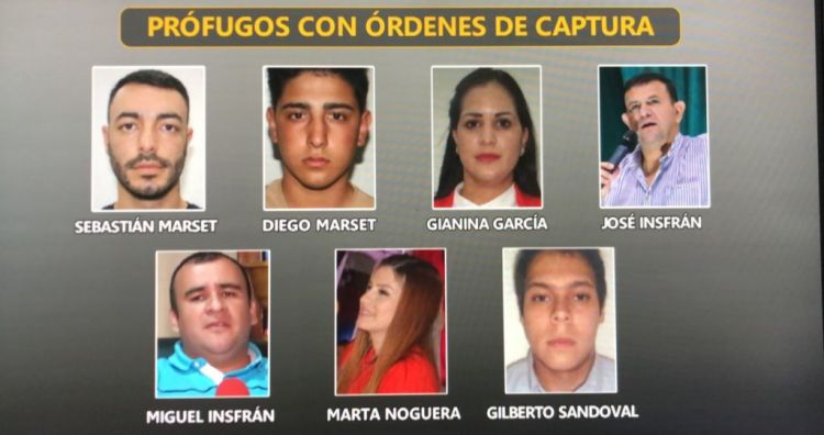 Jueza ordenó captura internacional de prófugos de la operación Ultranza Py