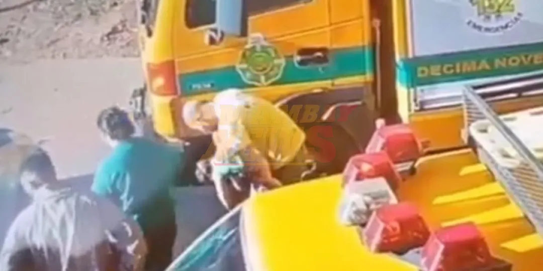 Bomberos de Ypané salvan a un bebé que se estaba atragantando