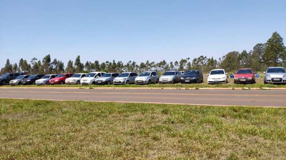 Aprehenden 14 vehículos transportando productos de contrabando desde PJC