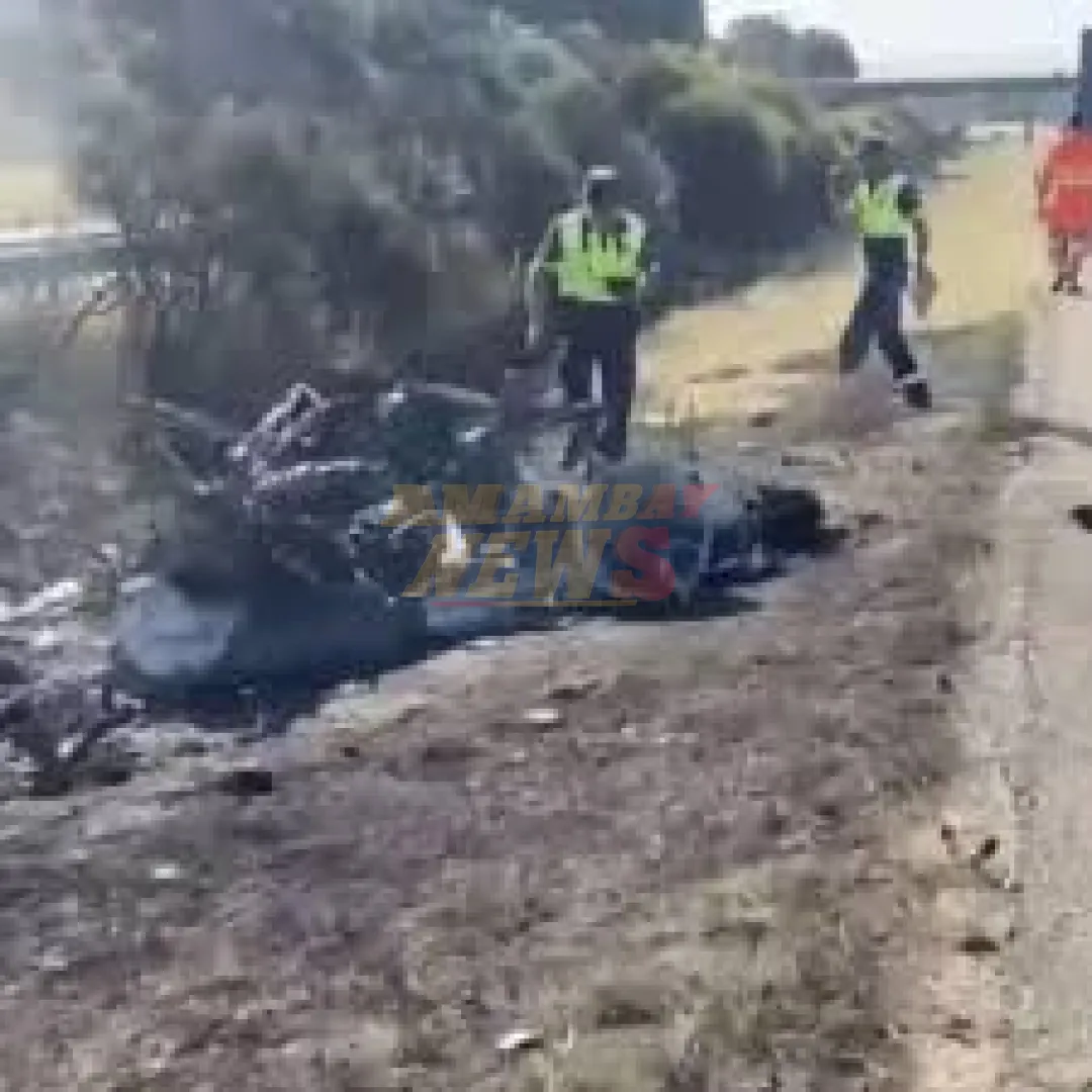 Así quedó el vehículo del jugador Diogo Jota, tras el accidente fatal