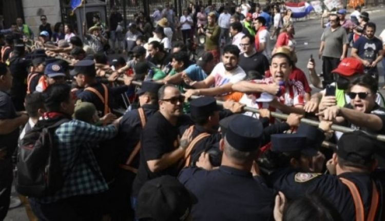 Fuerte dispositivo de seguridad en inmediaciones del Congreso